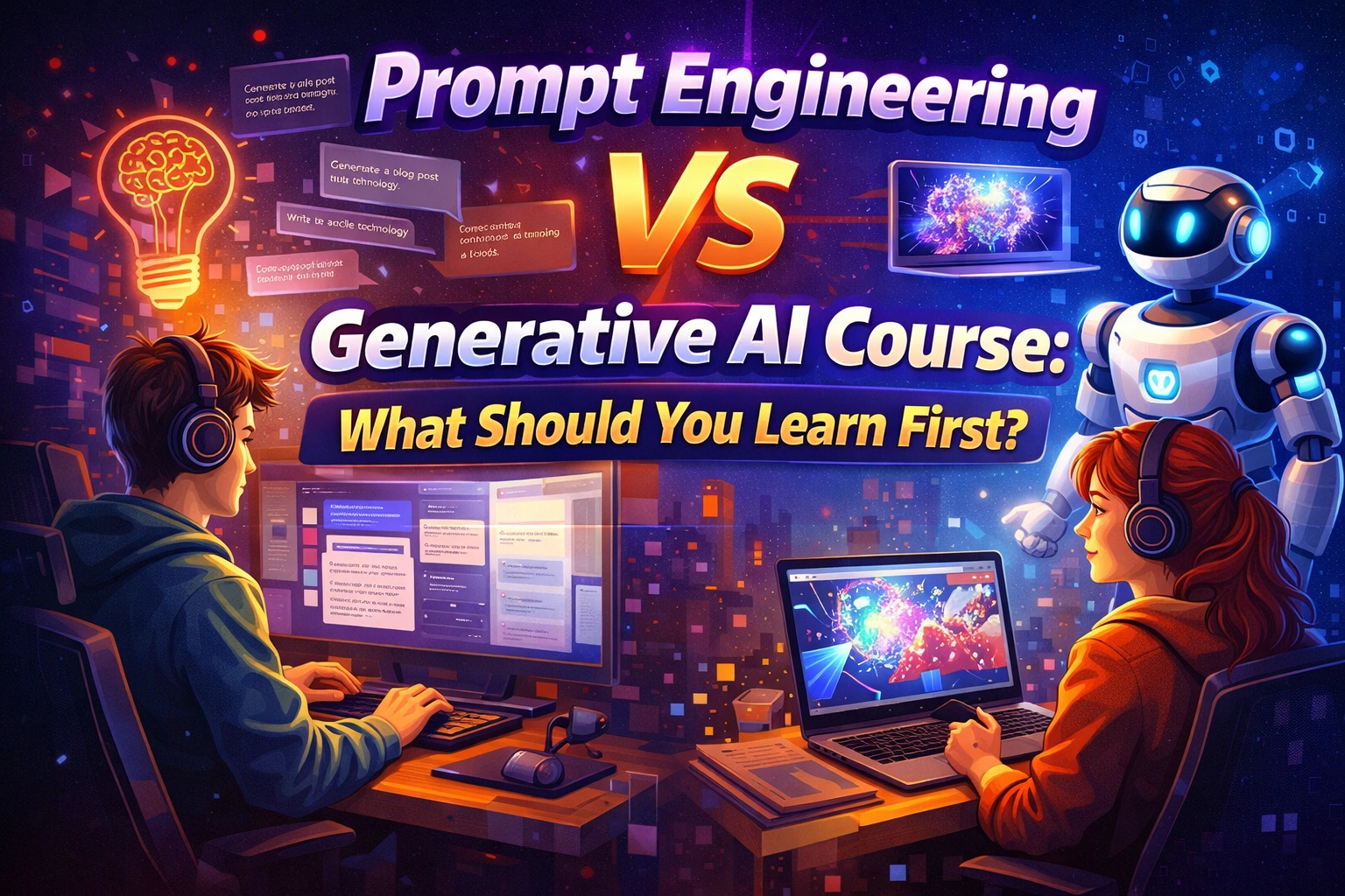 Prompt Engineering vs Generative AI Course: What Should You Learn First?